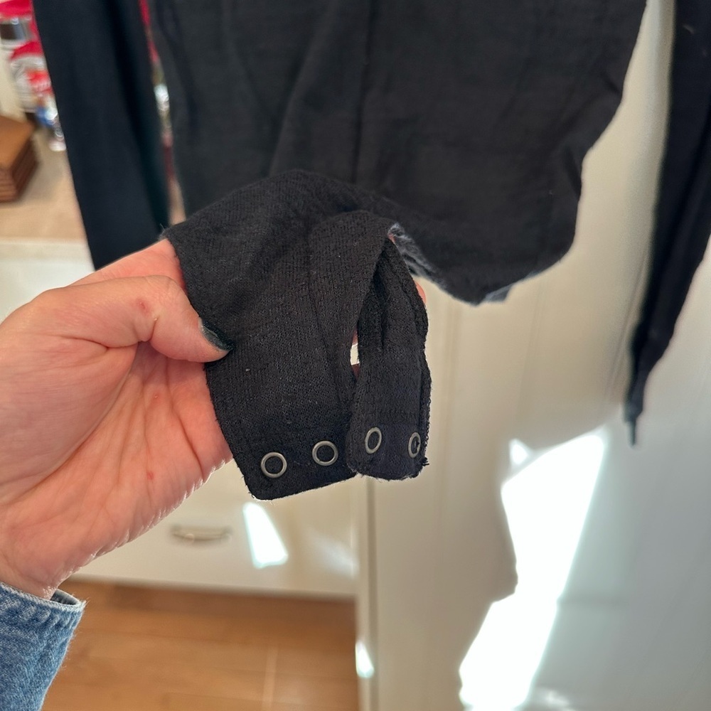 Abercrombie & Fitch Navy Blue Crew Neck Bodysuit - Picture 4 of 4